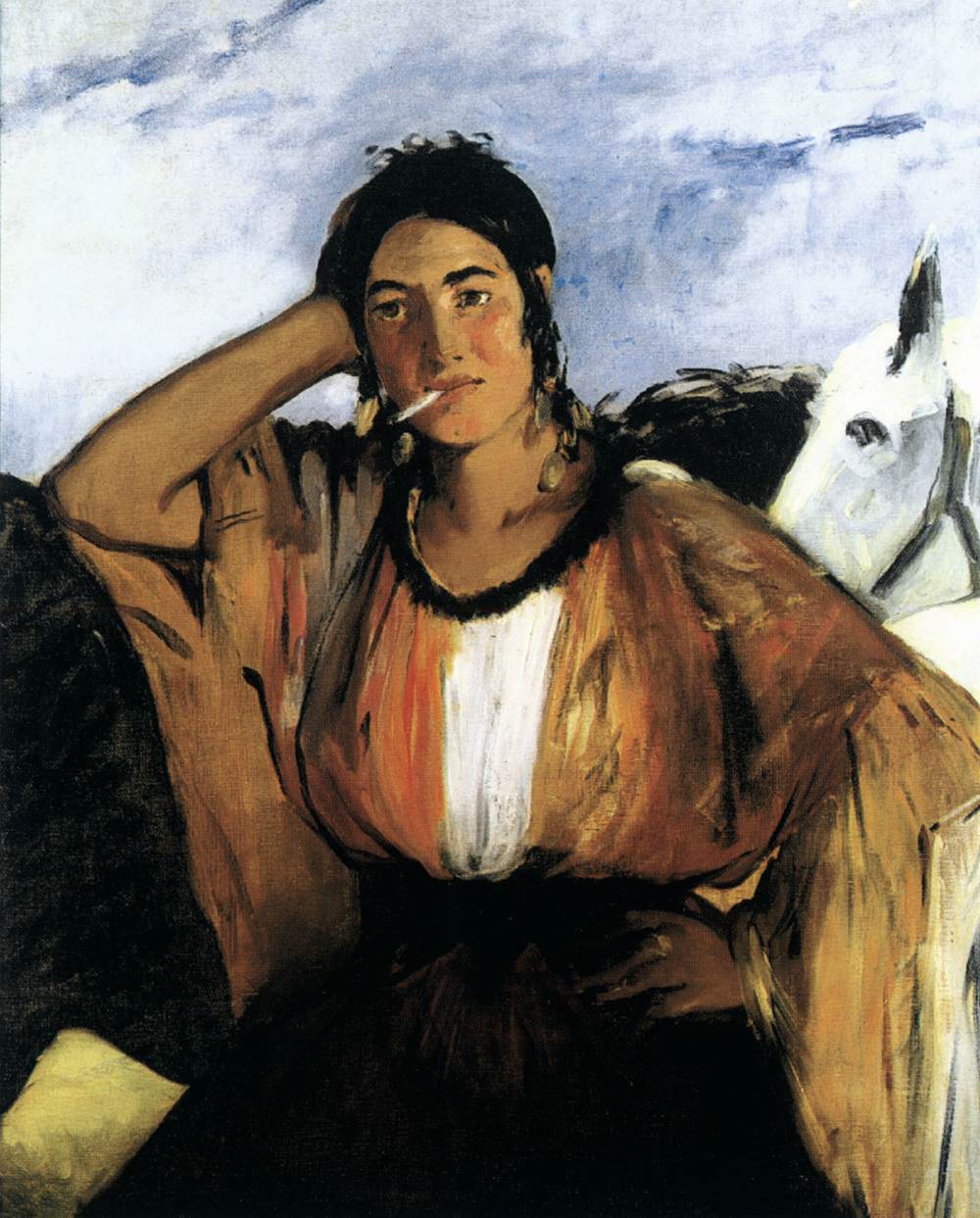 Gipsy with a Cigarette