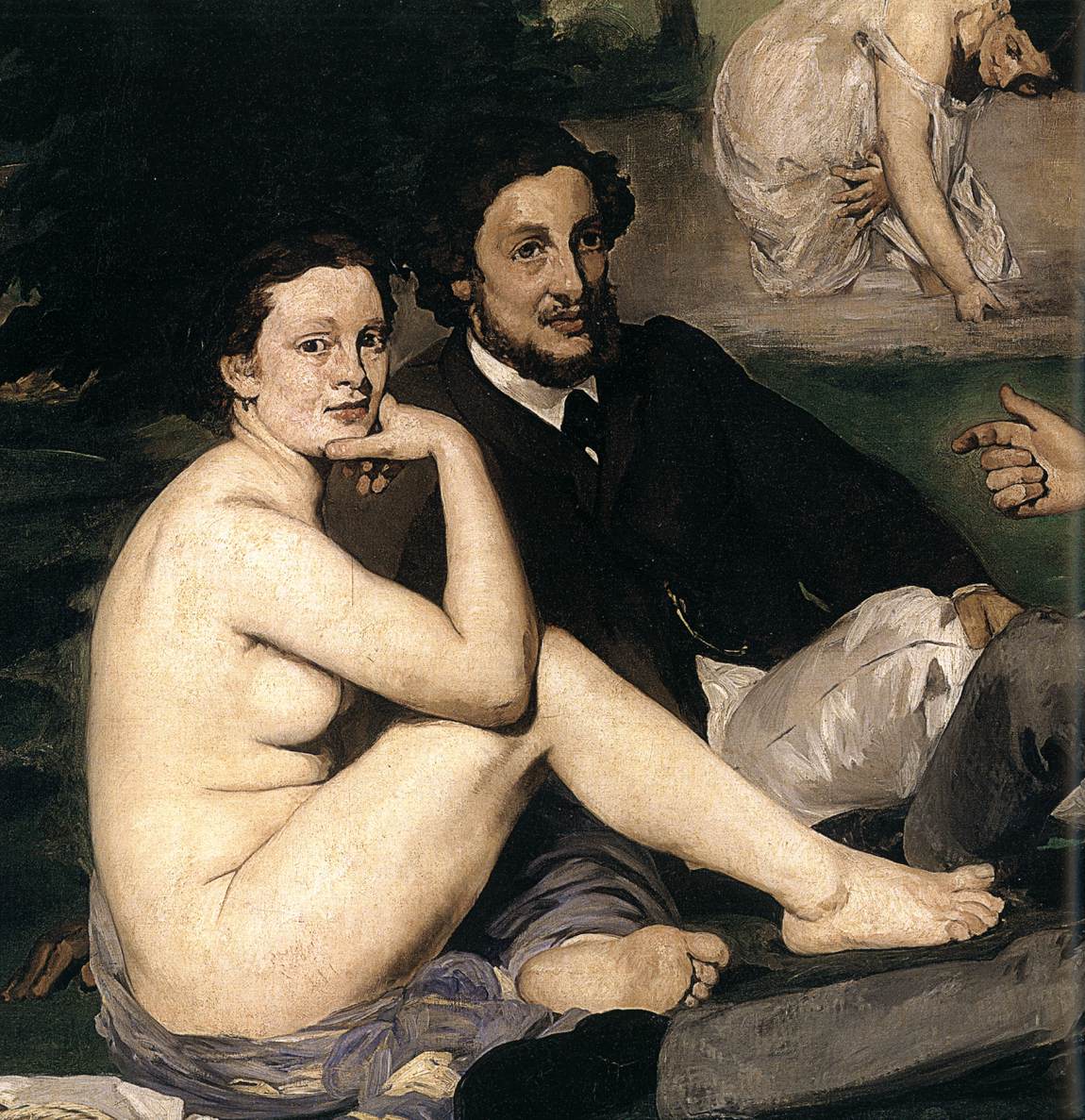 Luncheon on the Grass (detail)