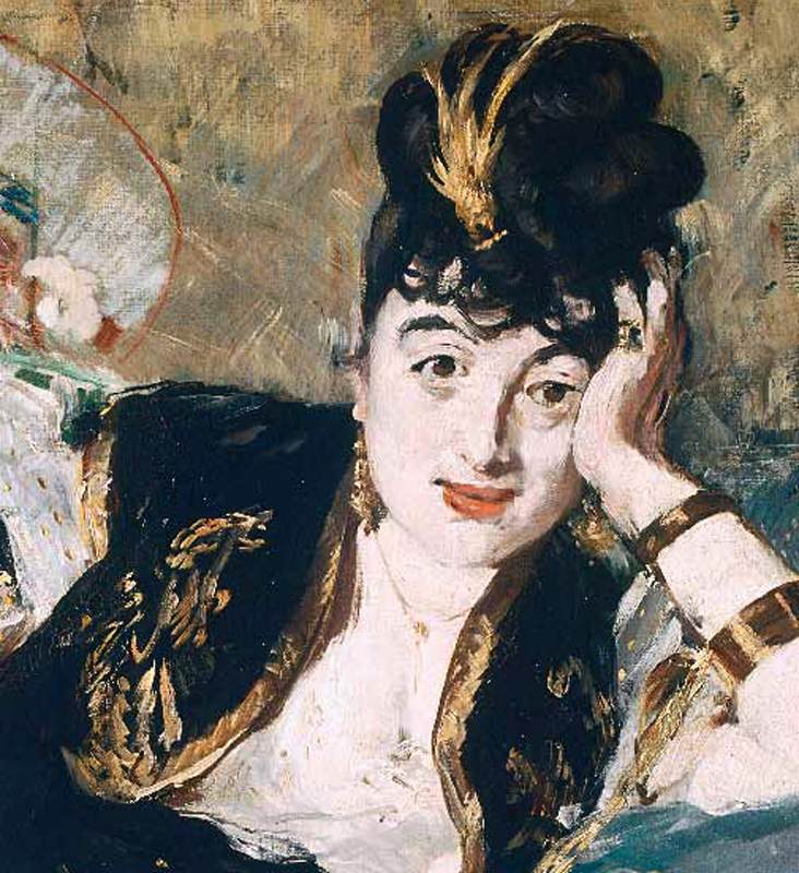 Woman with Fans (detail)