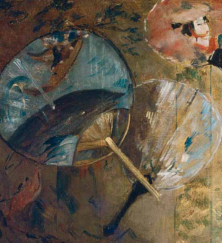 Woman with Fans (detail)