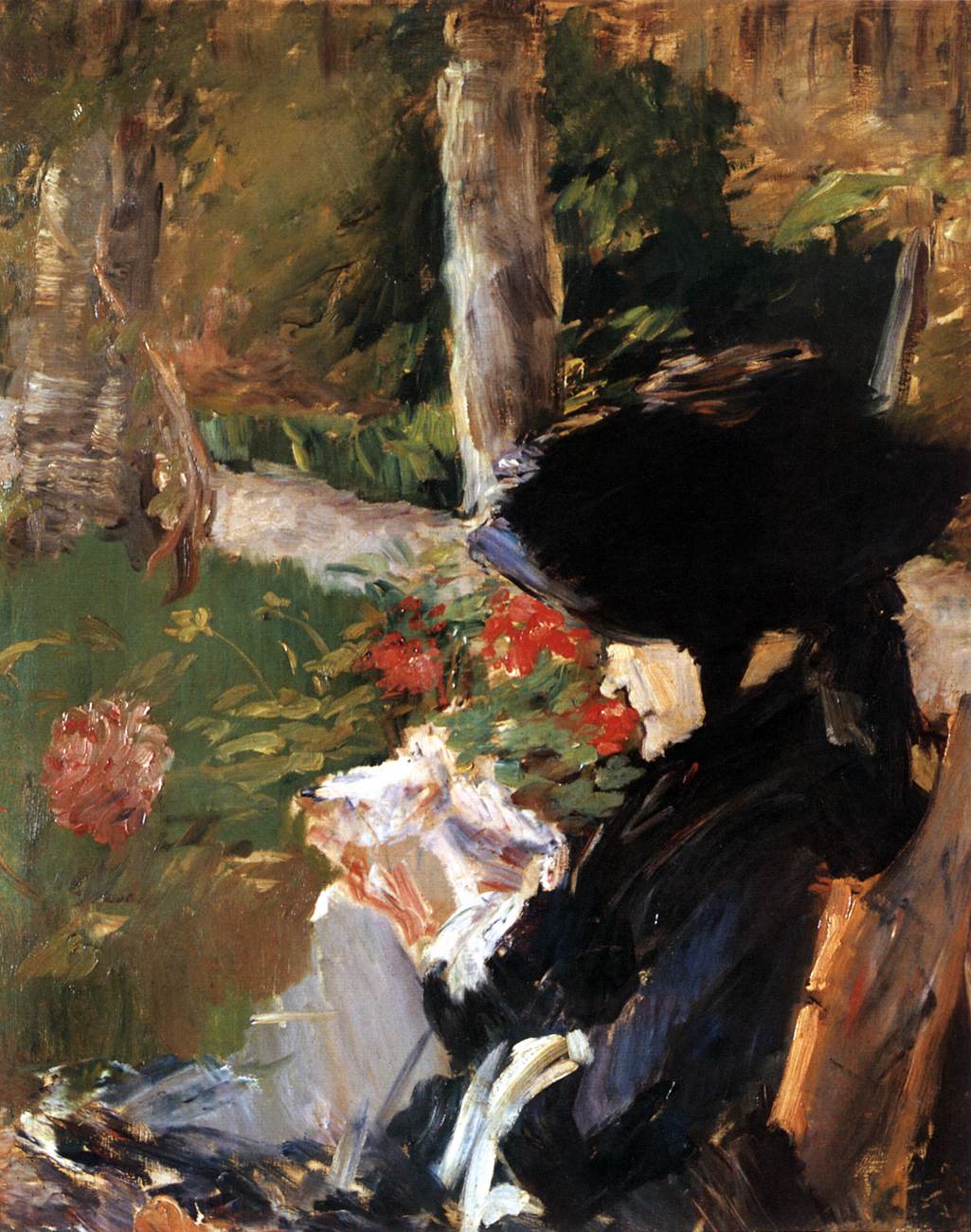 Manet's Mother in the Garden at Bellevue