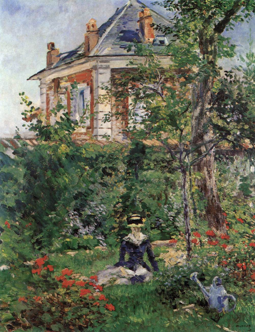 Girl in the Garden at Bellevue