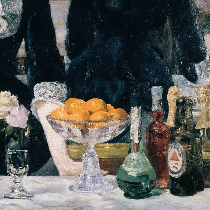 A Bar at the Folies-Bergère (detail)