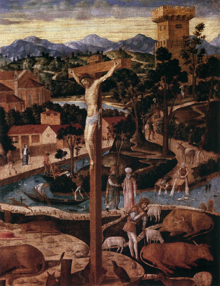 St Jerome in the Desert (detail)