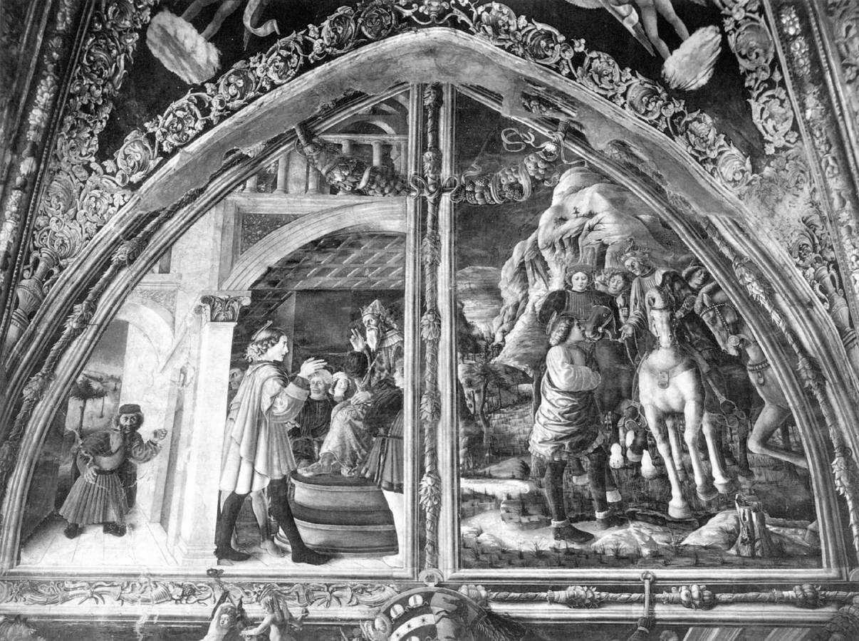 Scenes from the Life of St Christopher (scenes 1-2)