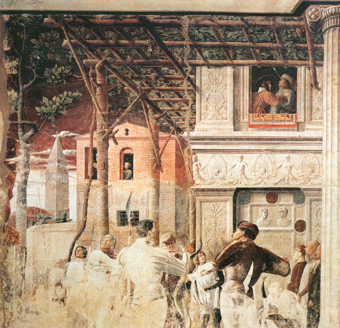 Scenes from the Life of St Christopher (scene 5, detail)