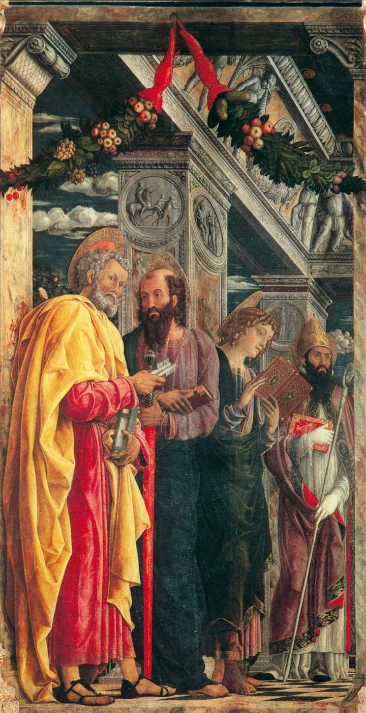 San Zeno Polyptych (left part)