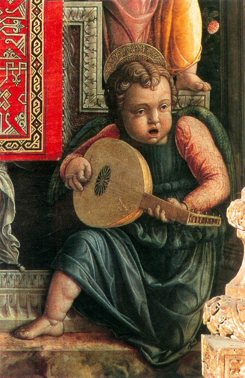 San Zeno Polyptych (central panel, detail)