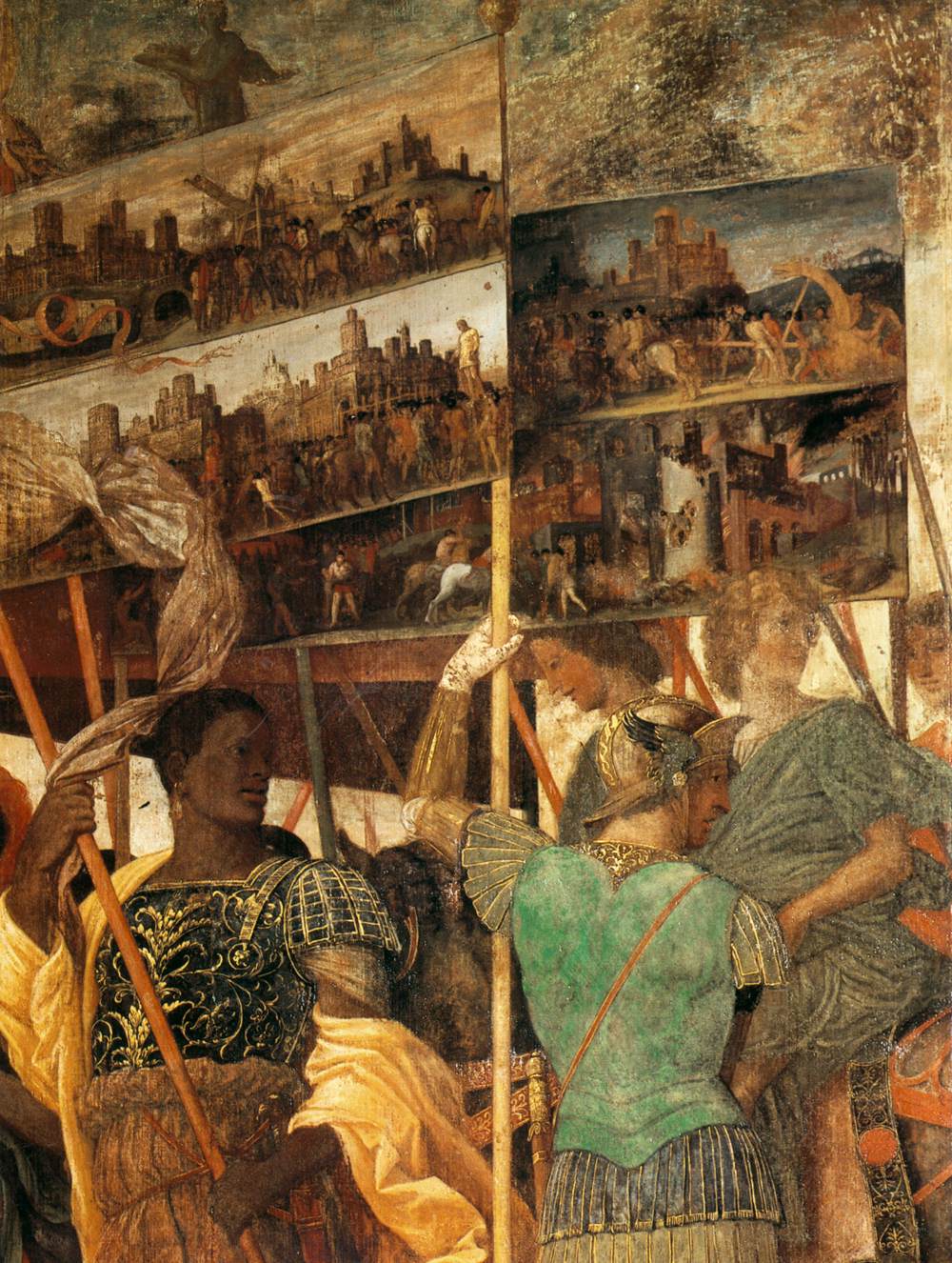 Triumphs of Caesar (scene 1, detail)