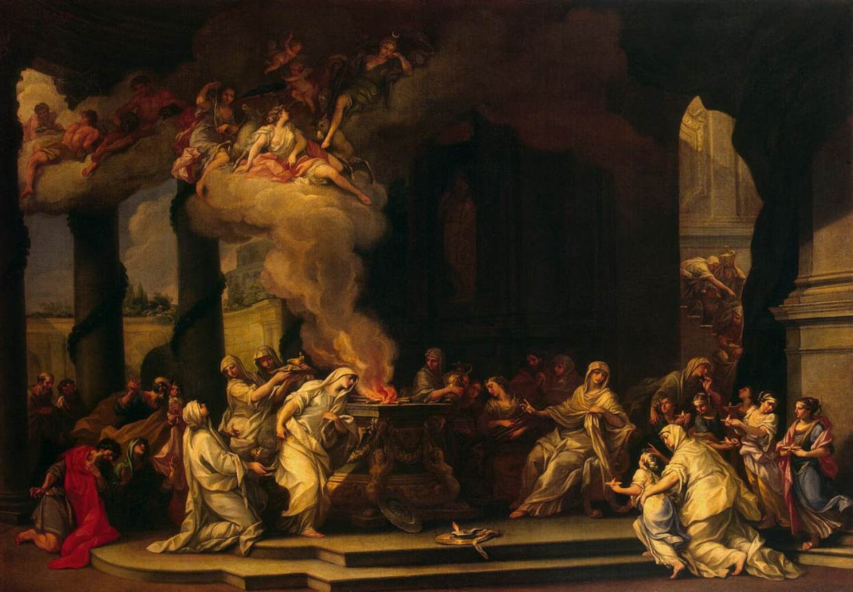 Dedication of a New Vestal Virgin