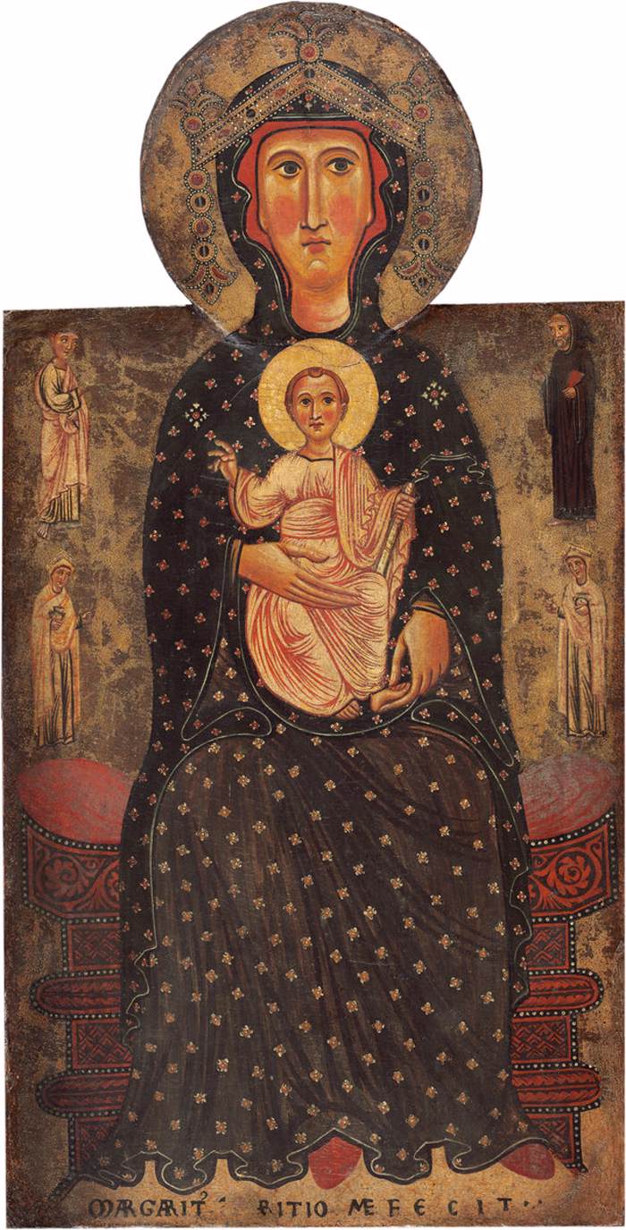 Madonna and Child Enthroned