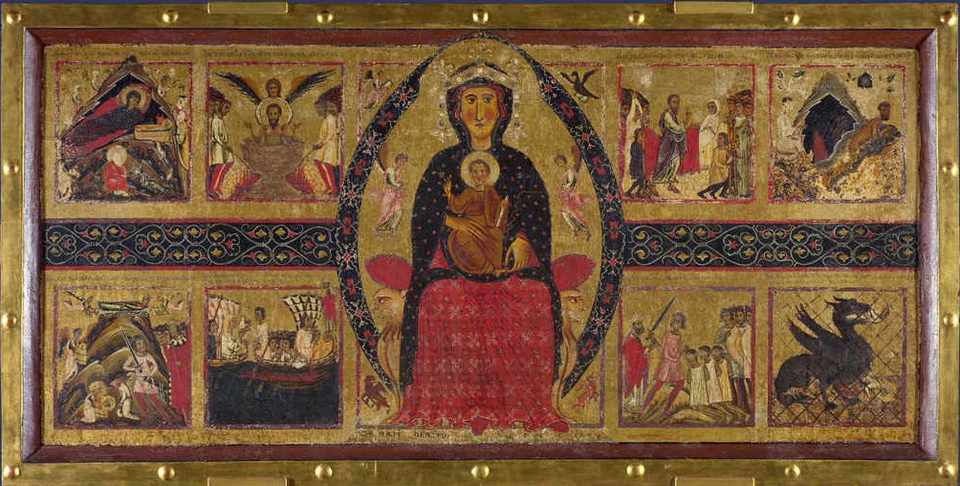 Madonna and Child Enthroned