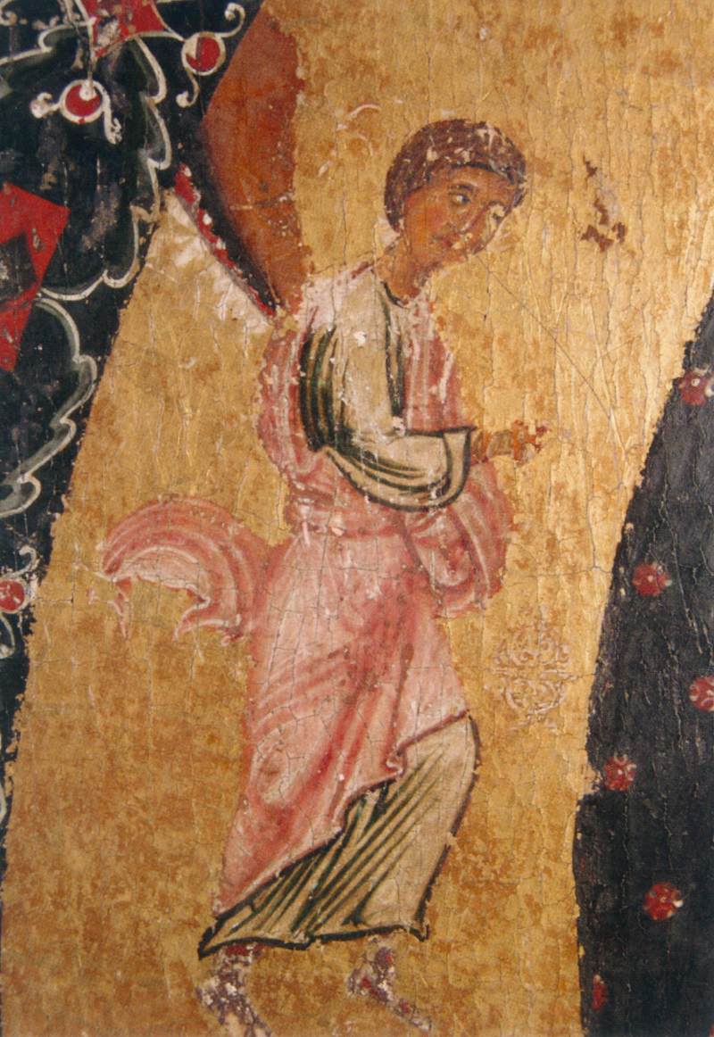 Madonna and Child Enthroned (detail)