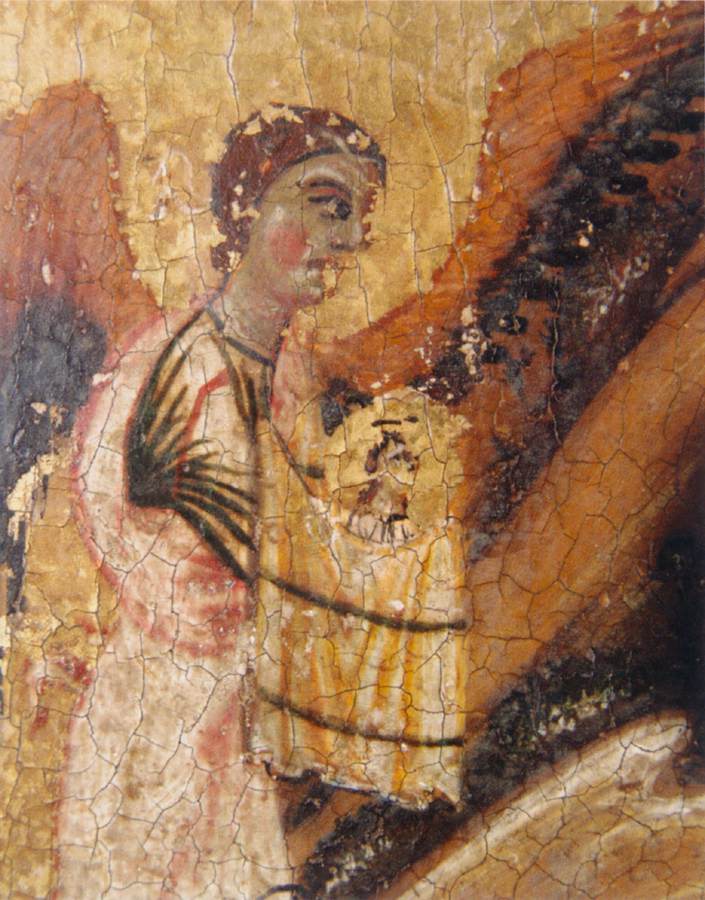 Madonna and Child Enthroned (detail)
