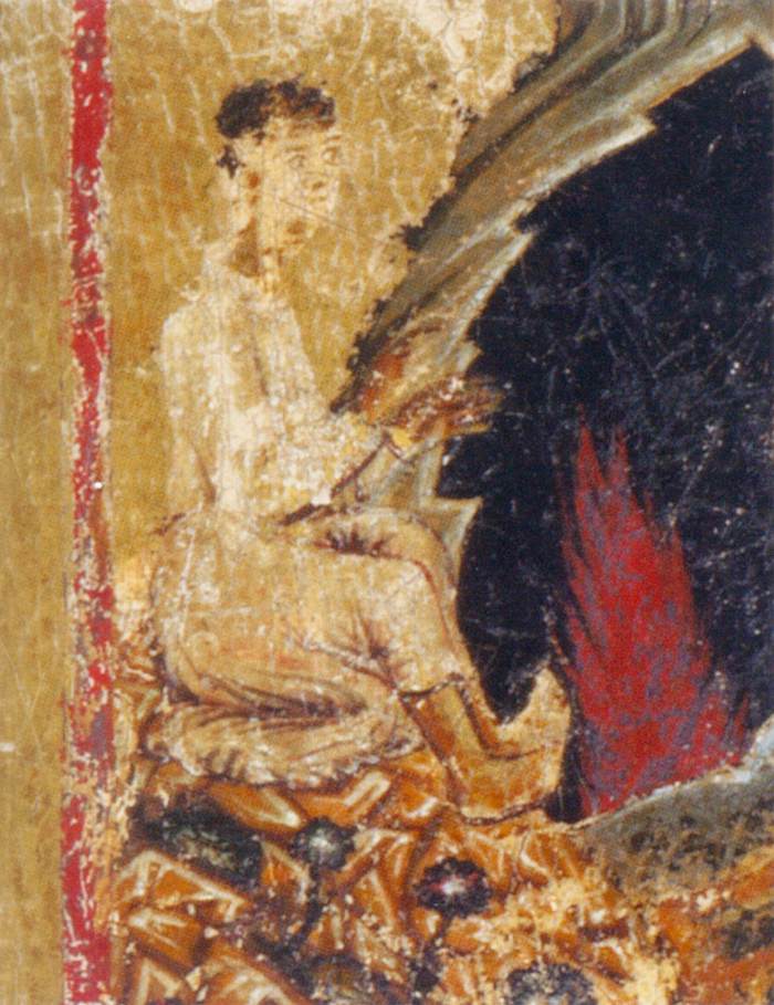 Madonna and Child Enthroned (detail)