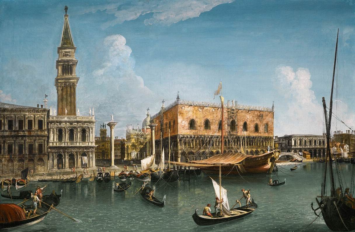 Venice, a View of the Molo from the Bacino