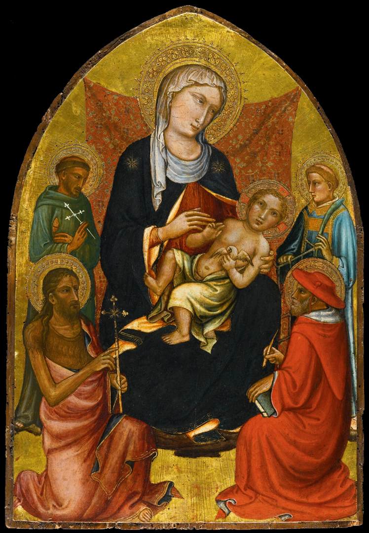 Madonna and Child with Sts John the Baptist, Francis, Lawrence and Jerome