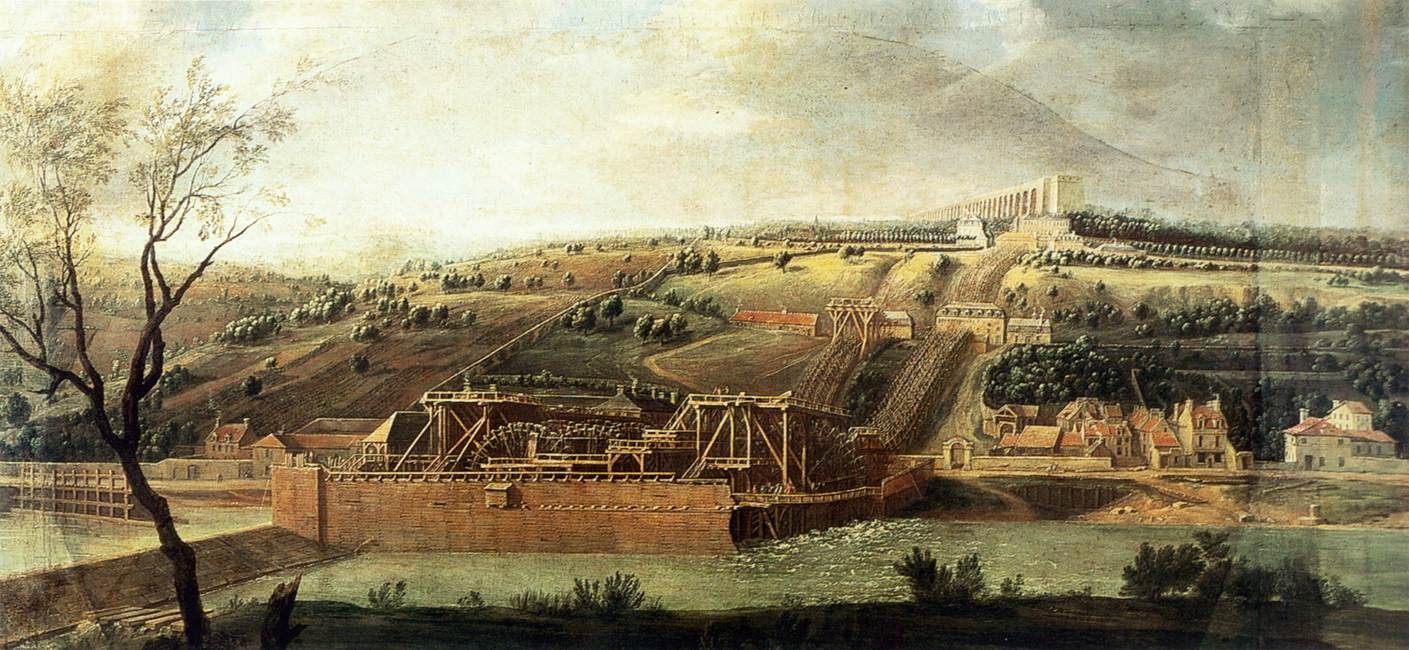 Aqueduct and "machine de Marly"
