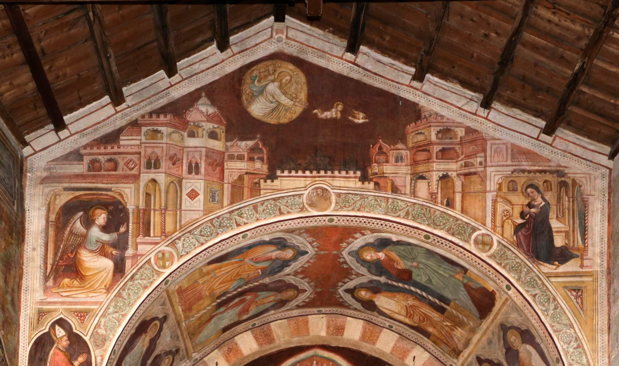 Annunciation and Saints