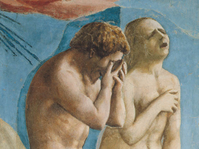 The Expulsion from the Garden of Eden (detail)