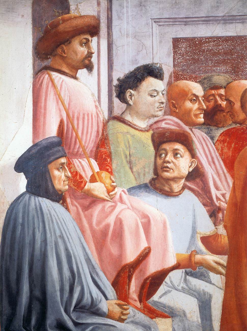 Raising of the Son of Theophilus and St Peter Enthroned (detail)