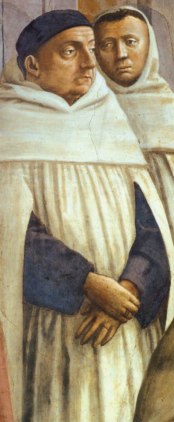 Raising of the Son of Theophilus and St Peter Enthroned (detail)
