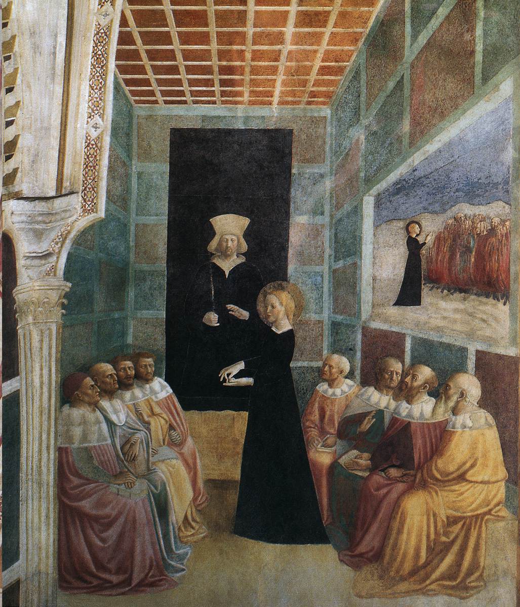 St Catherine Disputing with Scholars