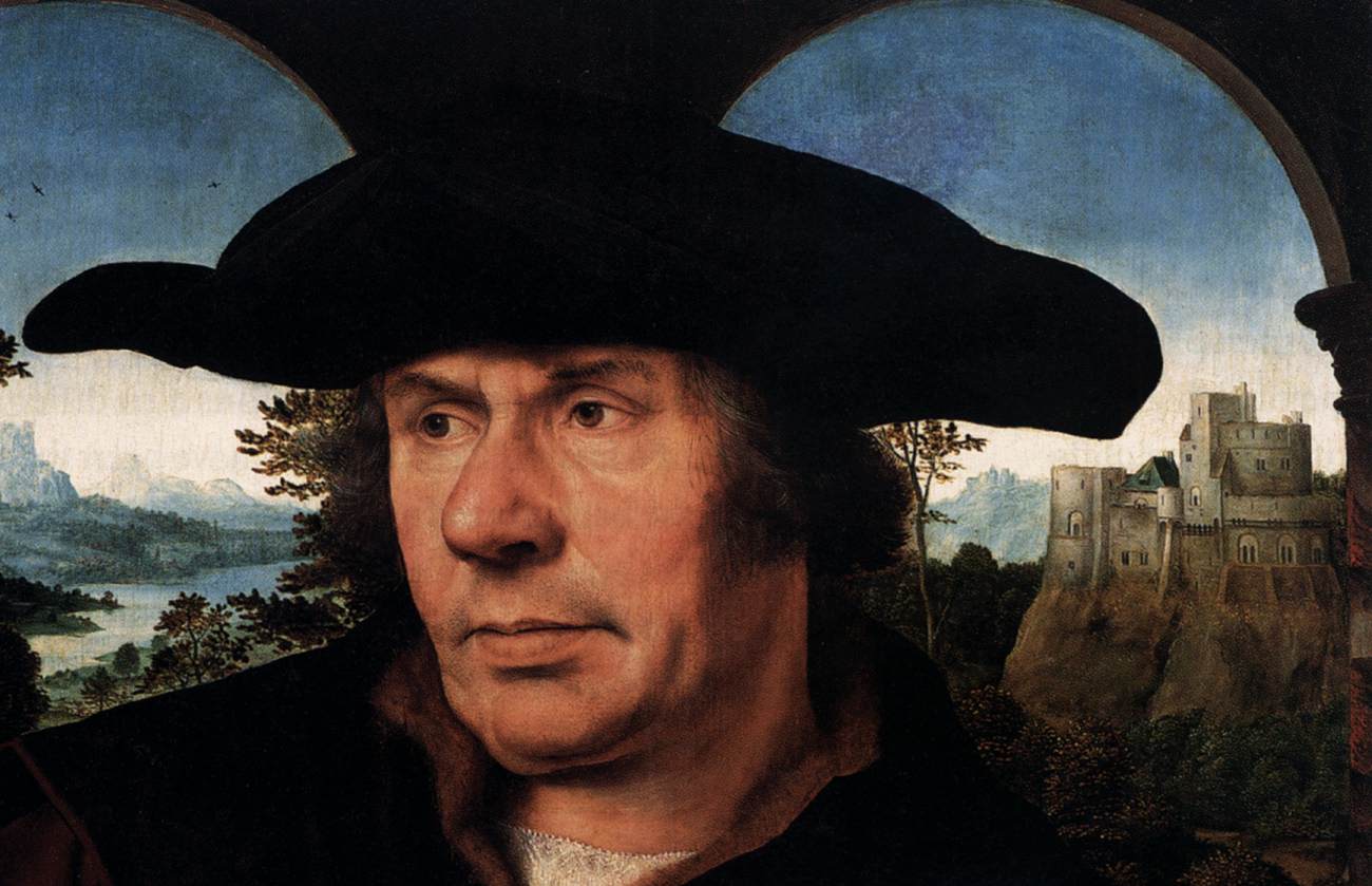 Man with Glasses (detail)