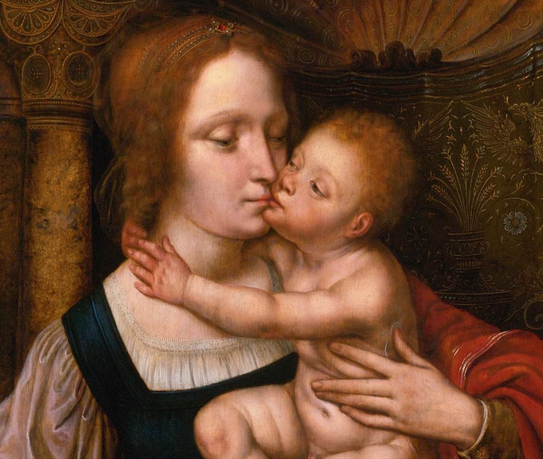 Madonna of the Cherries (detail)