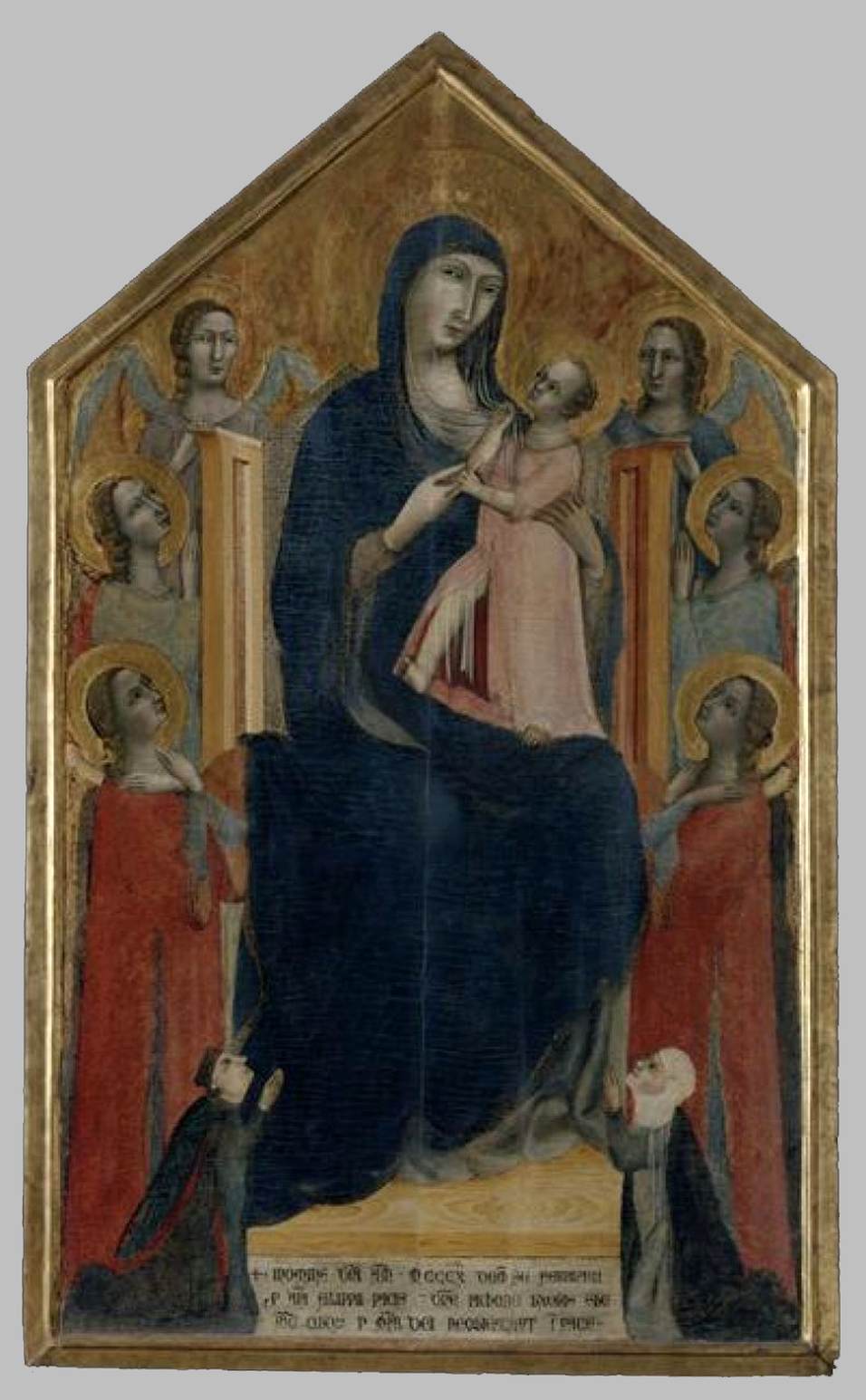 Madonna and Child with Angels and Donators