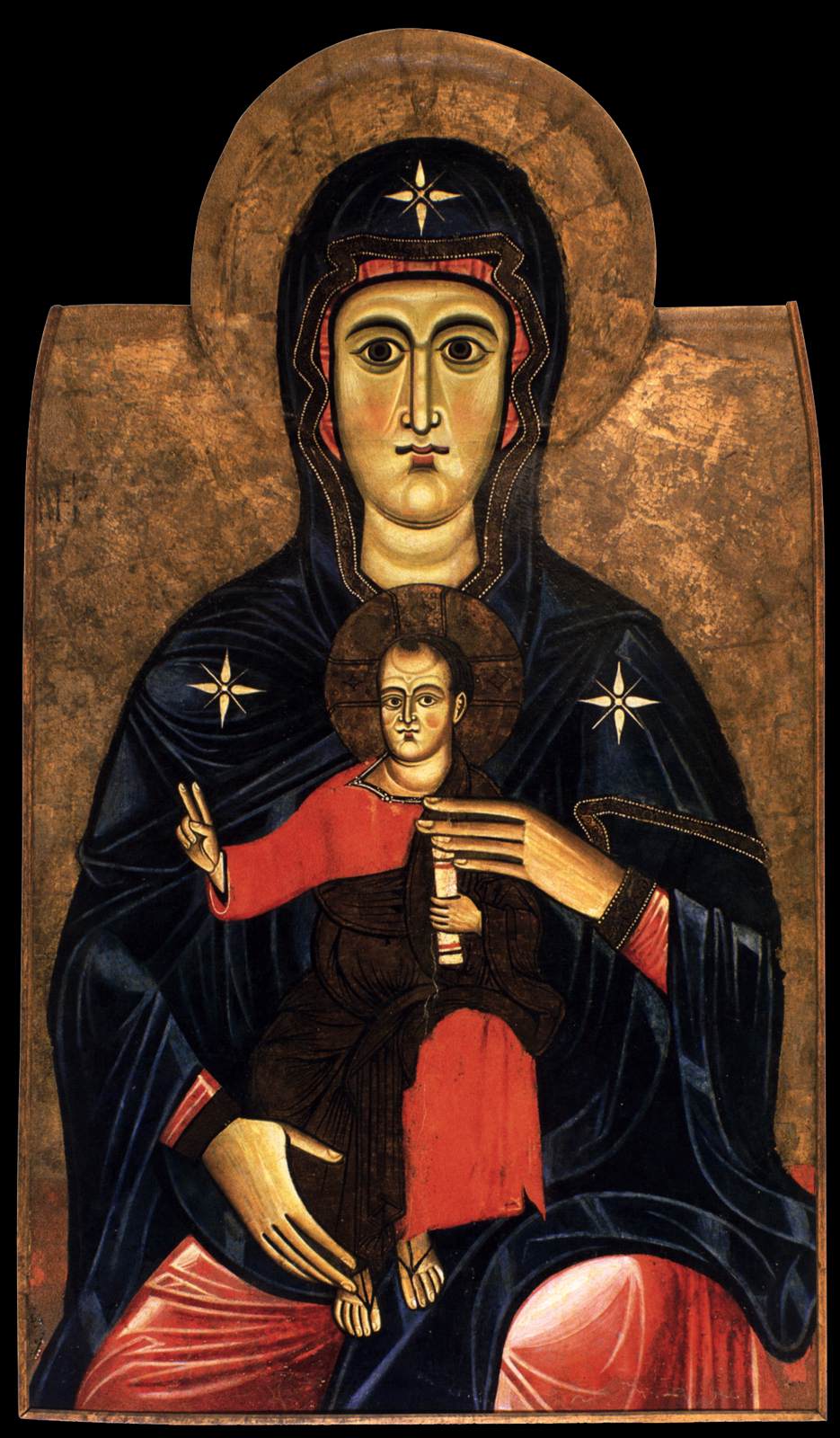 Virgin and Child Enthroned