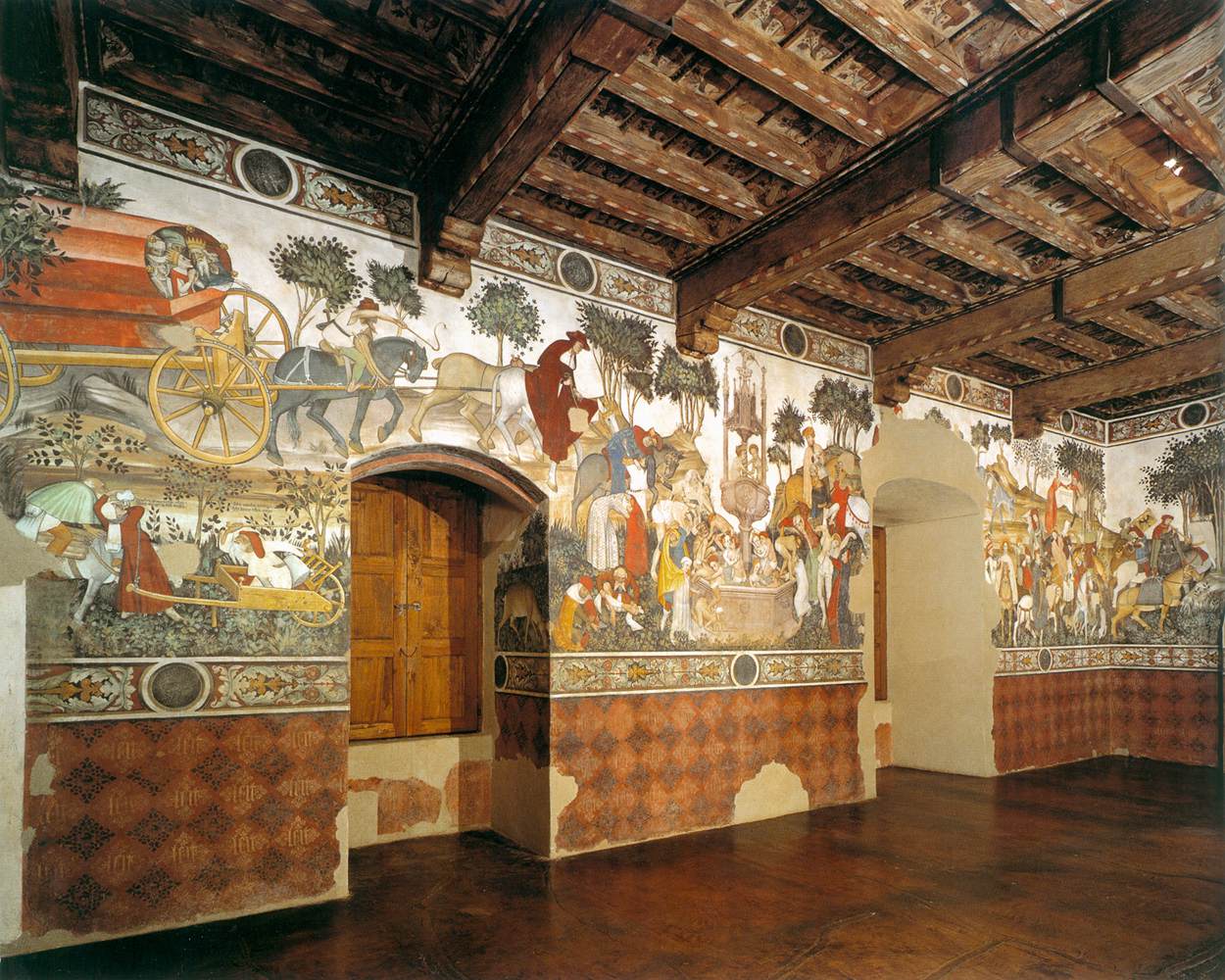 View of the south wall