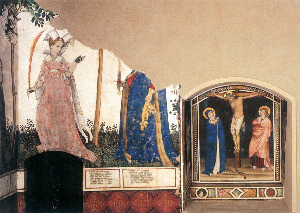 View of the end (east) wall