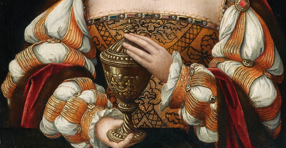 Mary Magdalene Holding the Unguent Jar (detail)