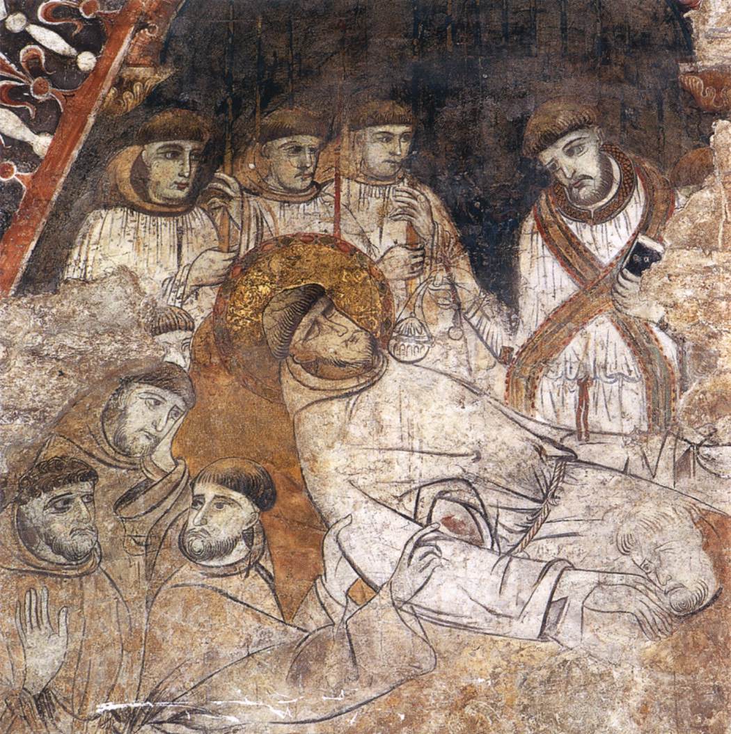 Scenes from the Life of St Francis: Funeral of St Francis (detail)