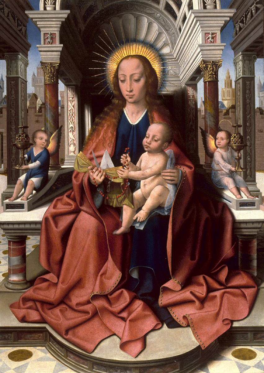 Virgin and Child Enthroned