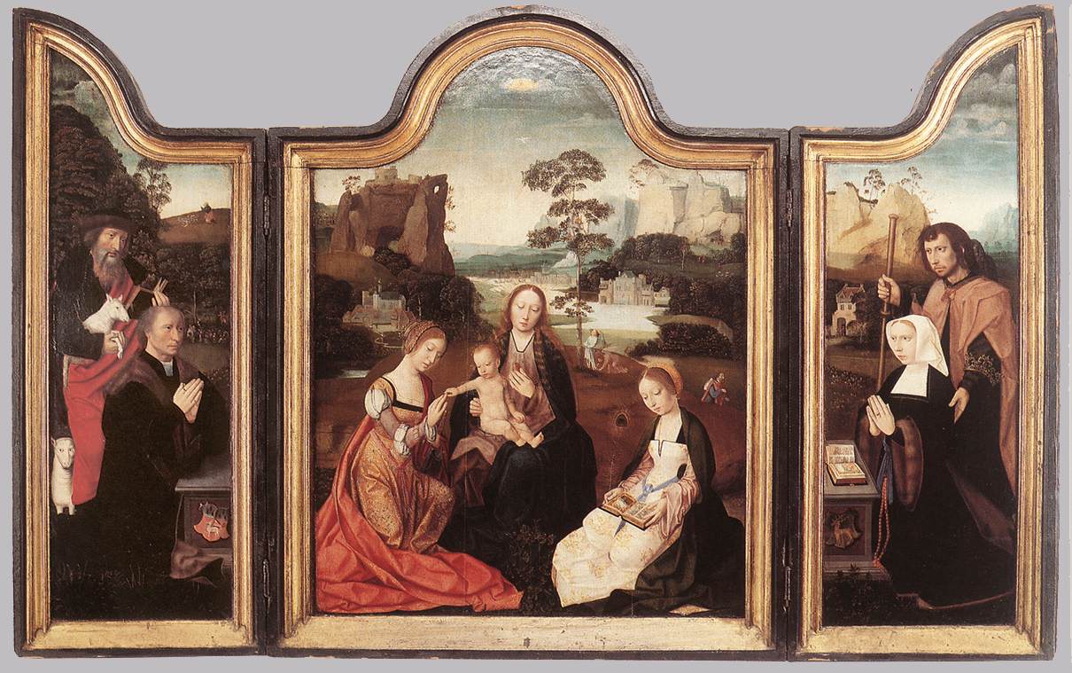 Virgin and Child with St Catherine and St Barbara