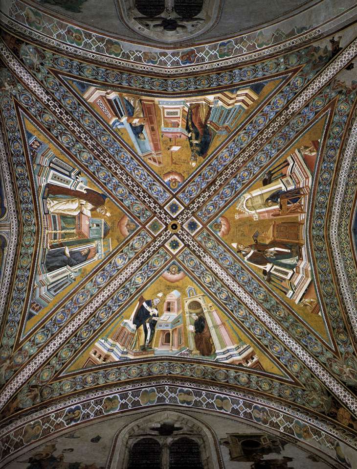 Vault with the Church Fathers