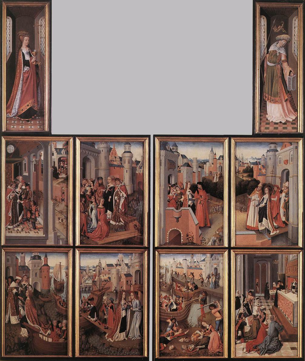 Legend of St Ursula, the Church and the Synagogue