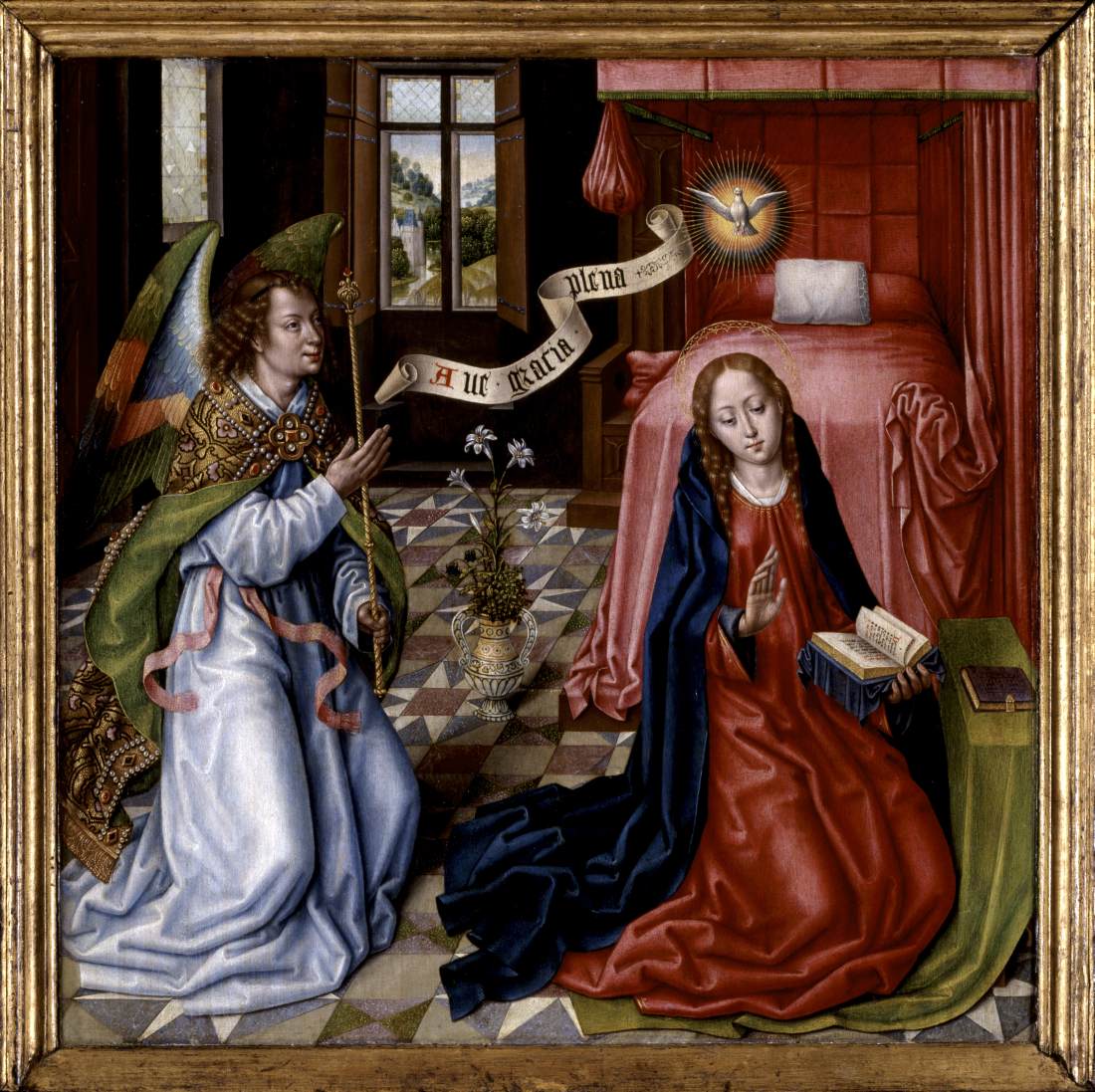 Triptych of the Annunciation (detail)