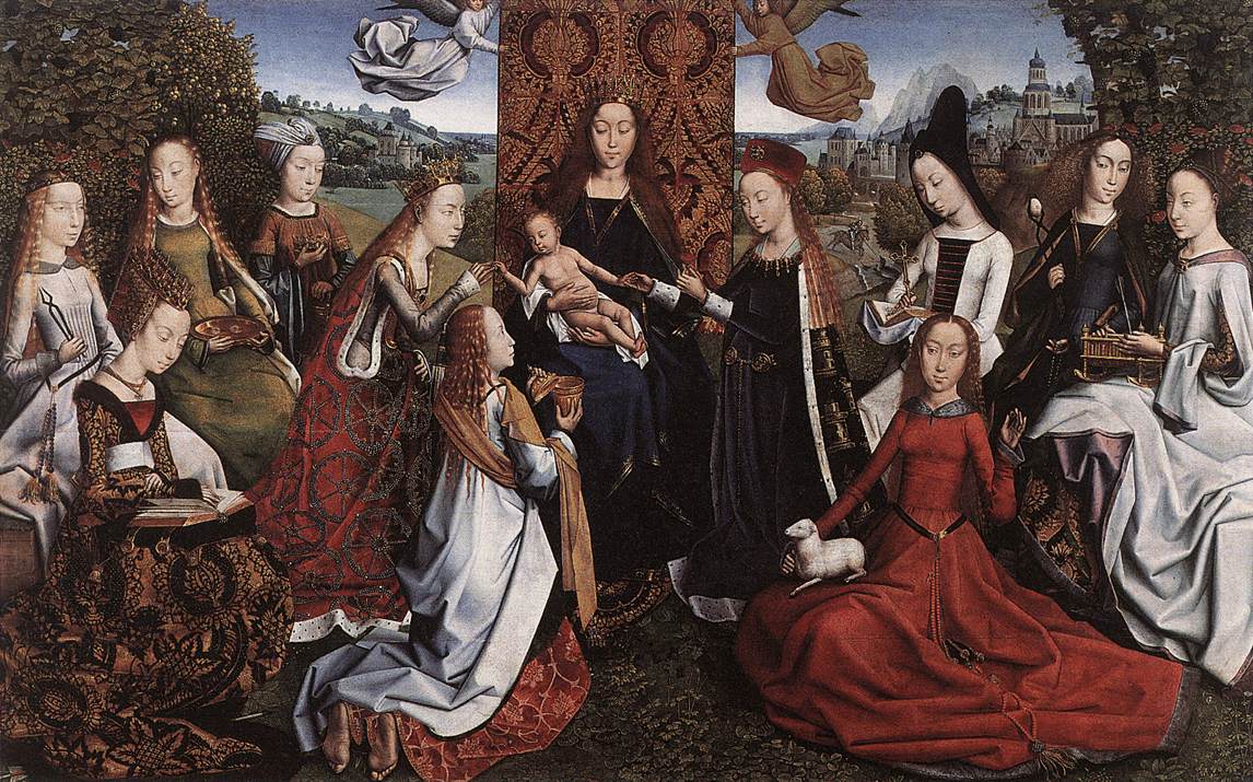 Virgin Surrounded by Female Saints