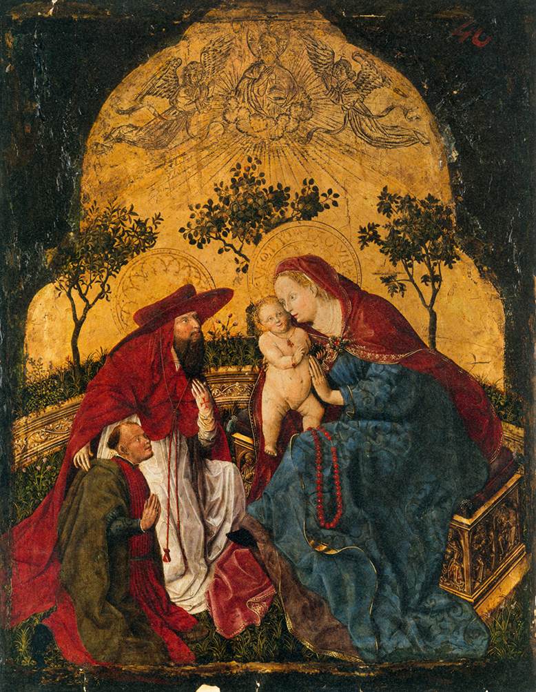 Virgin and Child with a Donor Presented by St Jerome