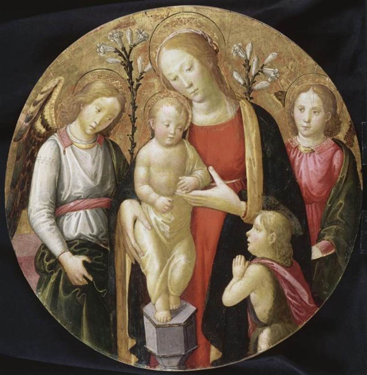 Virgin and Child with Two Angels and the Infant St John