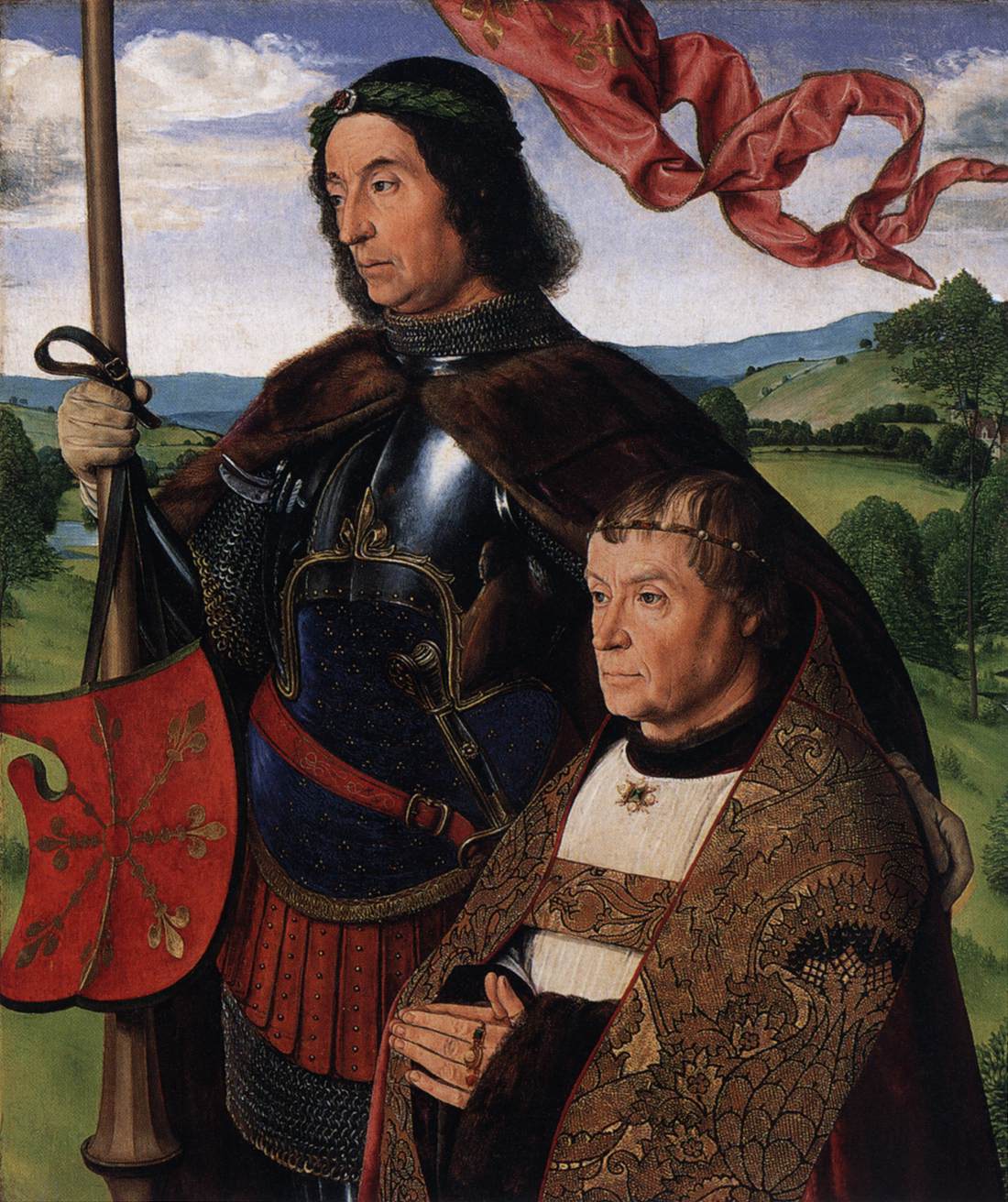 St Victor with Donor