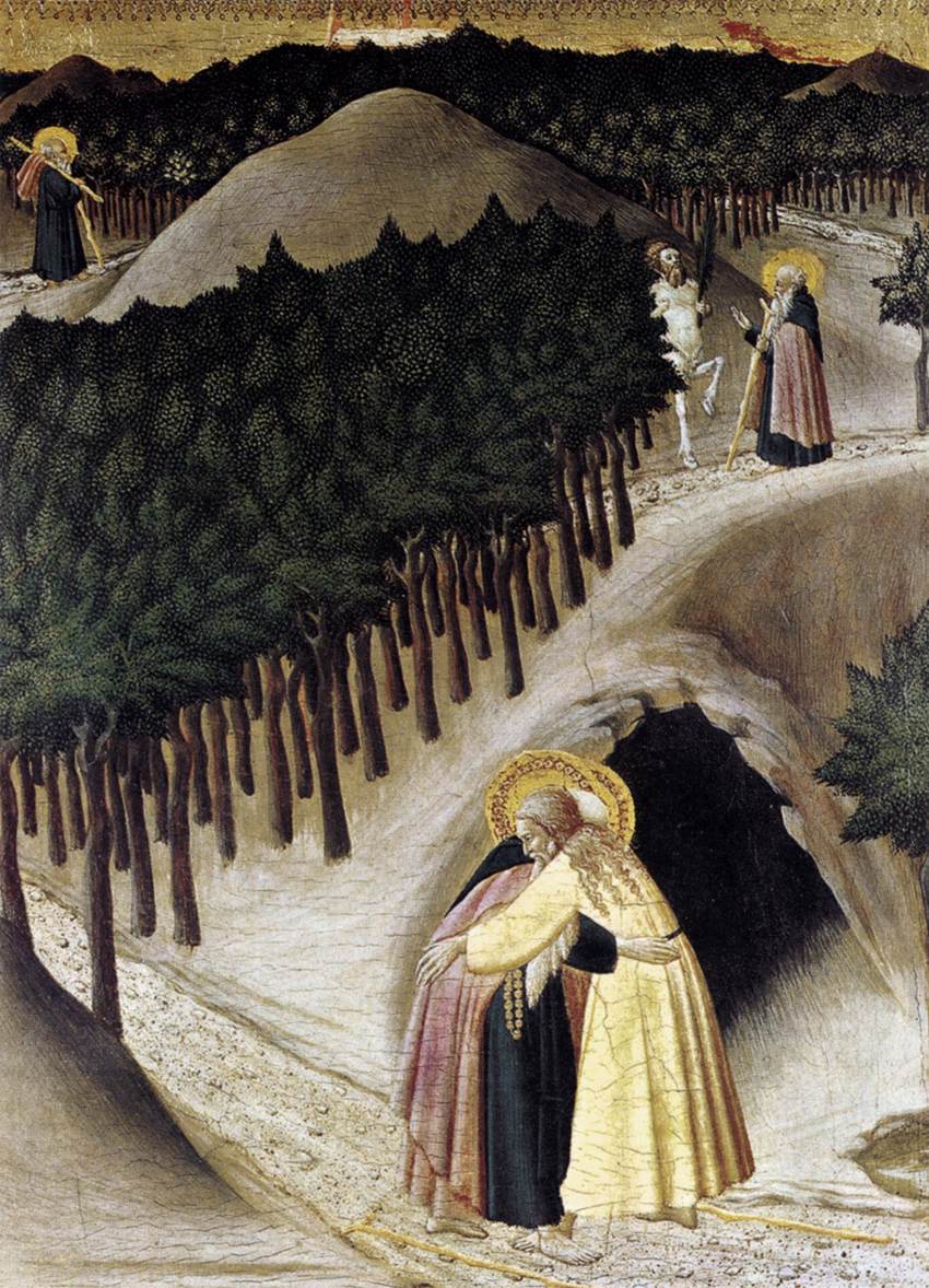 St Anthony Goes in Search of St Paul the Hermit
