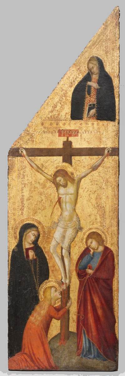 Crucifixion and the Virgin Annunciate