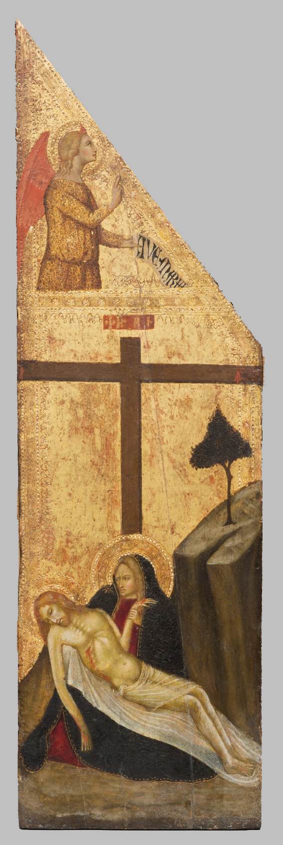 Pietà and Angel of the Annunciation