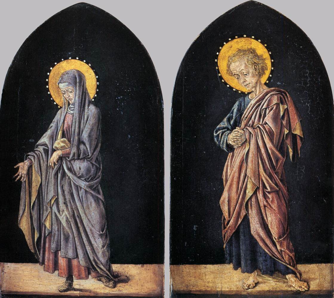 Pratovecchio Altarpiece: Virgin and St John the Evangelist