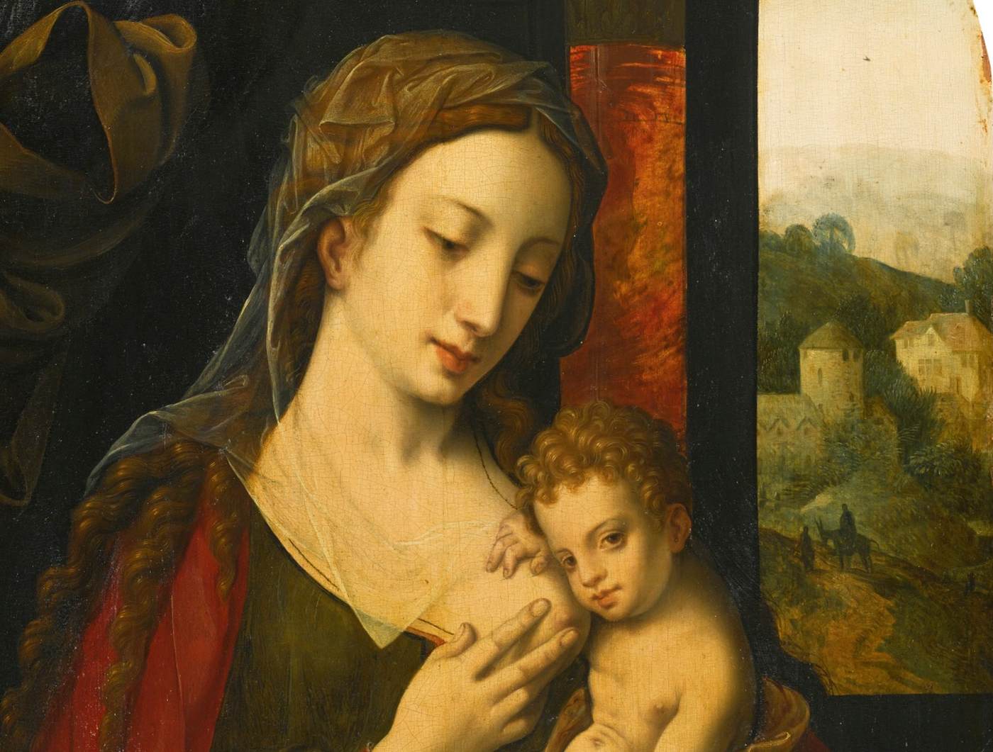 Virgin and Child (detail)