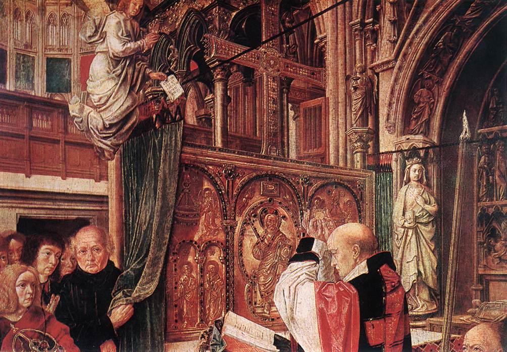 St Gilles' Mass (detail)